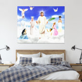 Toile Dieu Jésus Bible Angel Chrétienté religion Pâques (Insitu(Chambre))