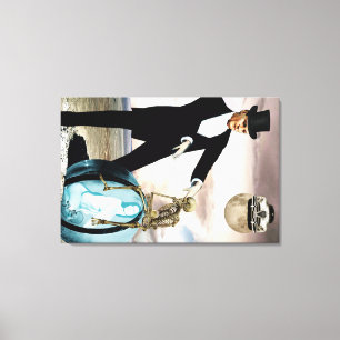 Toile Dieu joue 1