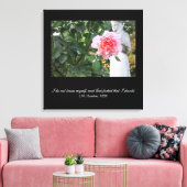 Toile Dieu m'interdit de me connaître - Goethe cite (Insitu(Salon))