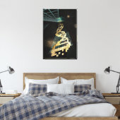 Toile Dieu ne joue pas dés 2014 (Insitu(Chambre))