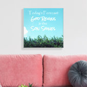 Toile Dieu règne et le fils brille la prévision (Insitu(Salon))