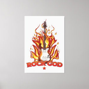Toile Dieu Rock