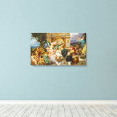 Toile Dieux et déesses grecs antiques sur le Mont Parnas (Insitu (Plancher de Bois))