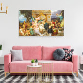 Toile Dieux et déesses grecs antiques sur le Mont Parnas (Insitu(Salon))