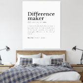 Toile Différenciateur - Citation Inspirationnelle (Insitu(Chambre))