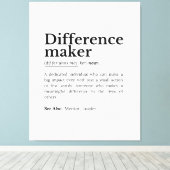 Toile Différenciateur - Citation Inspirationnelle (Insitu (Plancher de Bois))