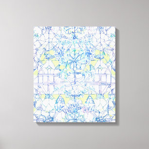 Toile Différentes Formes Art Moderne Coloré Enveloppé Ca