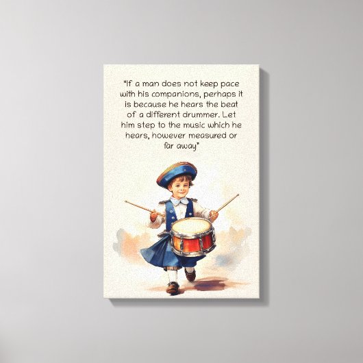 Toile Différents Drummer Art (Recto)