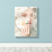 Toile Digital Face Art Abstrait - Futuriste et Concept (Insitu (Plancher de Bois))