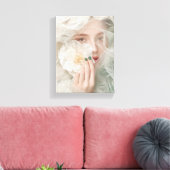 Toile Digital Face Art Abstrait - Futuriste et Concept (Insitu(Salon))