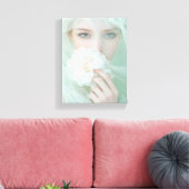 Toile Digital Face Art - Portrait Abstrait futuriste (Insitu(Salon))