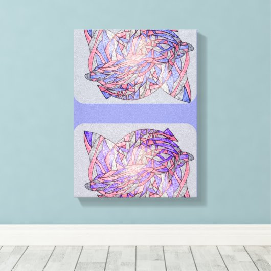 Toile Digital Tentacles Abstract Modern Art Print (Insitu (Plancher de Bois))