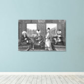 Toile Dignitaires ottomans (Insitu (Plancher de Bois))