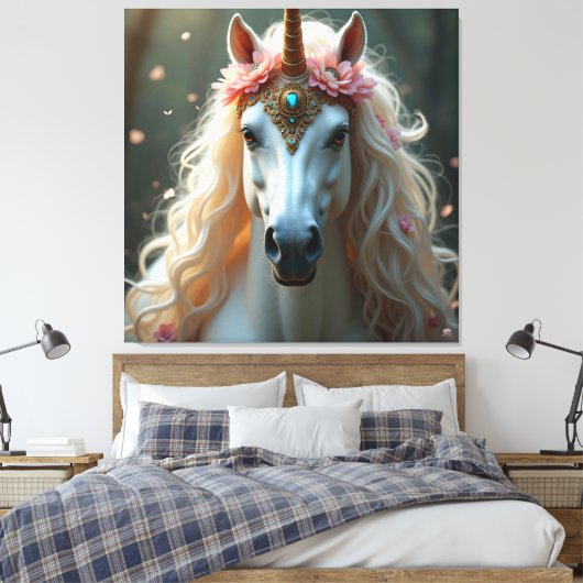 Toile d'Imaginaire Unicorne Imprimer l'image 2 (Insitu(Chambre))