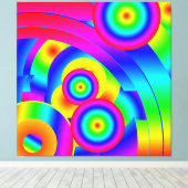 Toile d'impression abstraite de comète (Insitu (Plancher de Bois))