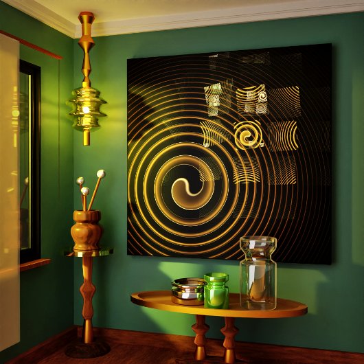 Toile d'impression de l'art Abstrait de l'hypnose