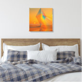 Toile d'impression de l'horizon chromatique (Insitu(Chambre))