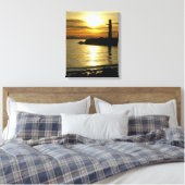 Toile d'impression Totem Poles Sunset Art de Vanco (Insitu(Chambre))