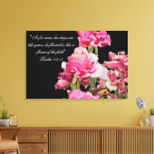 Toile d'impression Vers de Rose Fanée (Insitu(Salon))