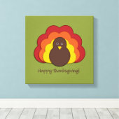 Toile Dinde de Thanksgiving (Insitu (Plancher de Bois))