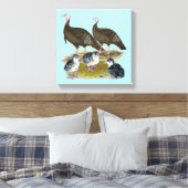 Toile Dindes Famille Sauvage de l'Est (Insitu(Chambre))