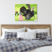 Toile Dindon patriotique se pavanant (Insitu(Chambre))