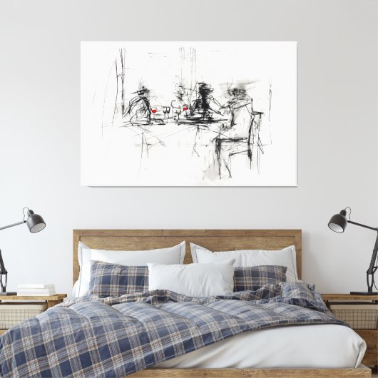 Toile Dîner Abstrait - (Insitu(Chambre))