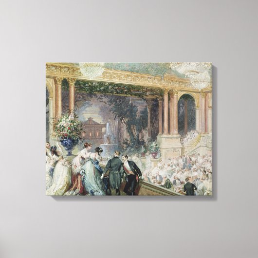 Toile Dîner aux Tuileries, 1867 (Recto)