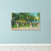 Toile Diner sur la promenade à Roseland Park Scene (Insitu (Plancher de Bois))