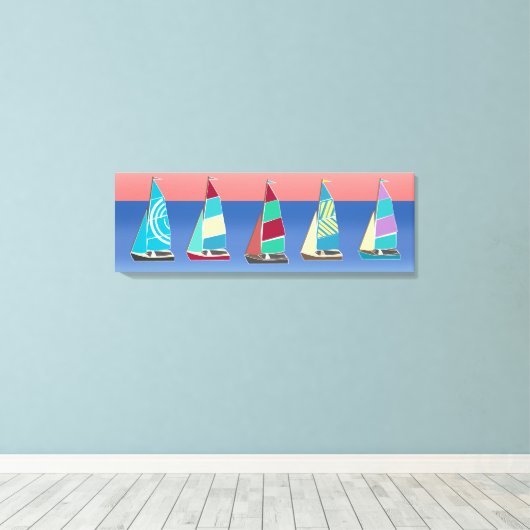 Toile Dinghes vintages (Insitu (Plancher de Bois))