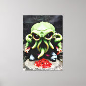 Toile Dinner with Cthulhu (Recto)
