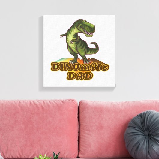 Toile Dinomite Papa (Insitu(Salon))