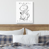 Toile Dinosaur (Insitu(Chambre))