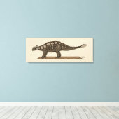 Toile Dinosaure crétacé Ankylosaurus (Insitu (Plancher de Bois))