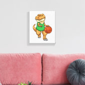 Toile Dinosaure dans Sports avec basket-ball (Insitu(Salon))