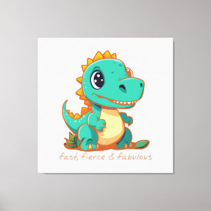 Toile Dinosaures féroces