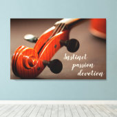 Toile d'inspiration pour la tête de violon (Insitu (Plancher de Bois))
