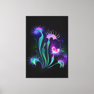Toile Dionaea attrape-mouche lumineuse