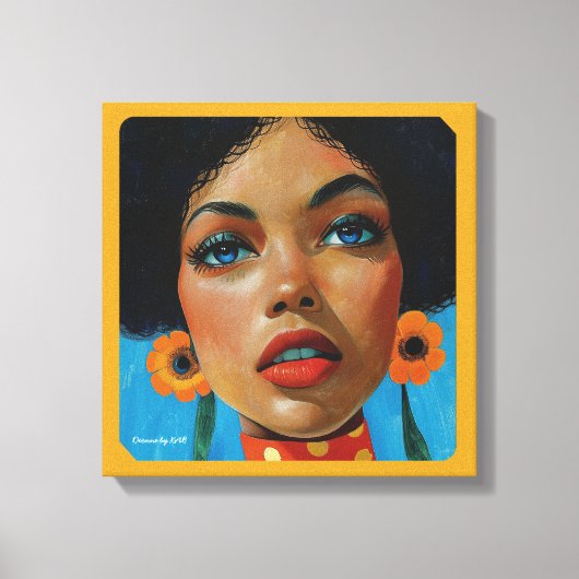 Toile Dionne par KAB Premium Wrapped Canvas (Recto)