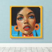 Toile Dionne par KAB Premium Wrapped Canvas (Insitu (Plancher de Bois))