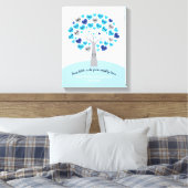 Toile DIPLÔME DES ENSEIGNANTS CADEAU Arbre mémoire conse (Insitu(Chambre))