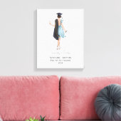 Toile Diplômé Élégant Nom Université Année (Insitu(Salon))