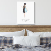 Toile Diplômé Élégant Nom Université Année (Insitu(Chambre))