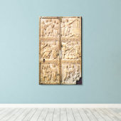 Toile Diptyque montrant les miracles du Christ (Insitu (Plancher de Bois))
