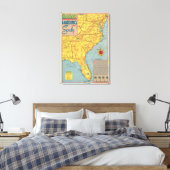 Toile Direction Sud - Côte Est États-Unis (Insitu(Chambre))