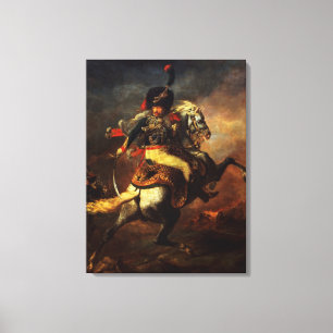 Toile Dirigeant des hussards, 1814