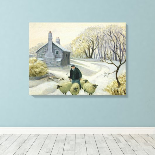 Toile Diriger le mouton (Insitu (Plancher de Bois))