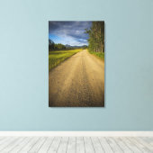 Toile Dirt Road à Eagle, Alaska (Insitu (Plancher de Bois))