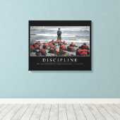 Toile Discipline : Citation Inspirationnelle (Insitu (Plancher de Bois))