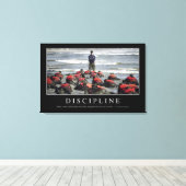 Toile Discipline : Citation Inspirationnelle (Insitu (Plancher de Bois))